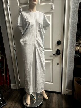 COS Light Green  Slouch Waist Maxi Dress Sz 12